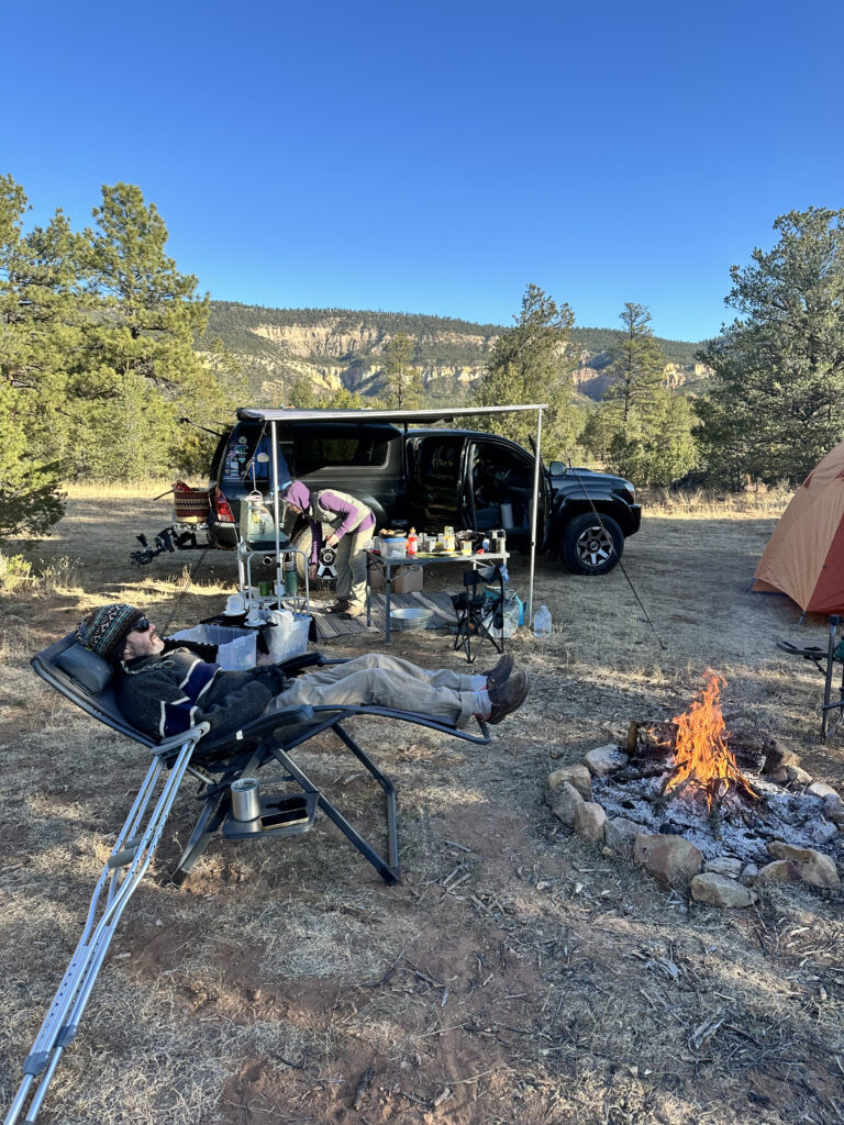 Fall camping